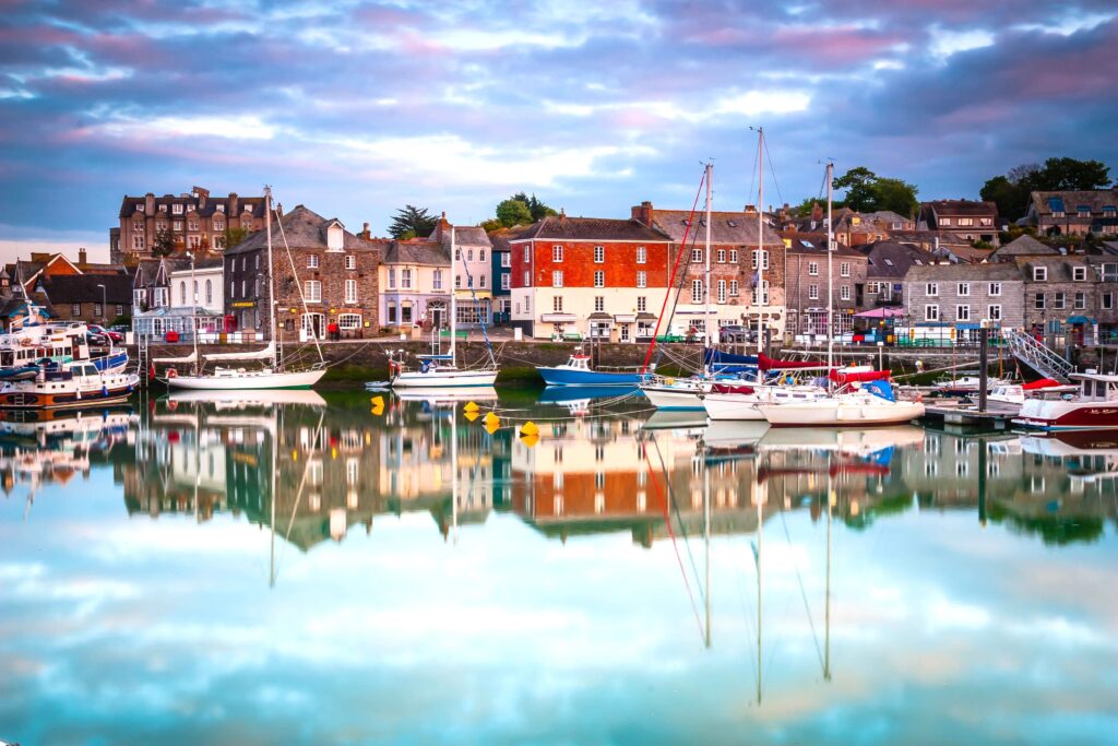 Padstow harbour, Cornwall, UK