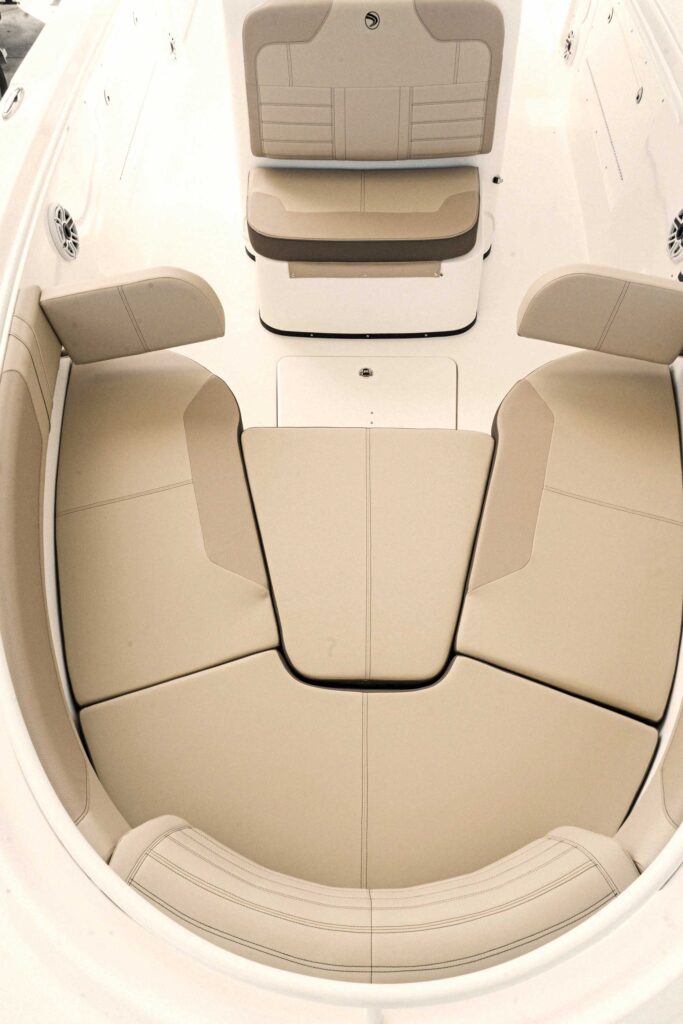 EdgeWater 325CC bow seating