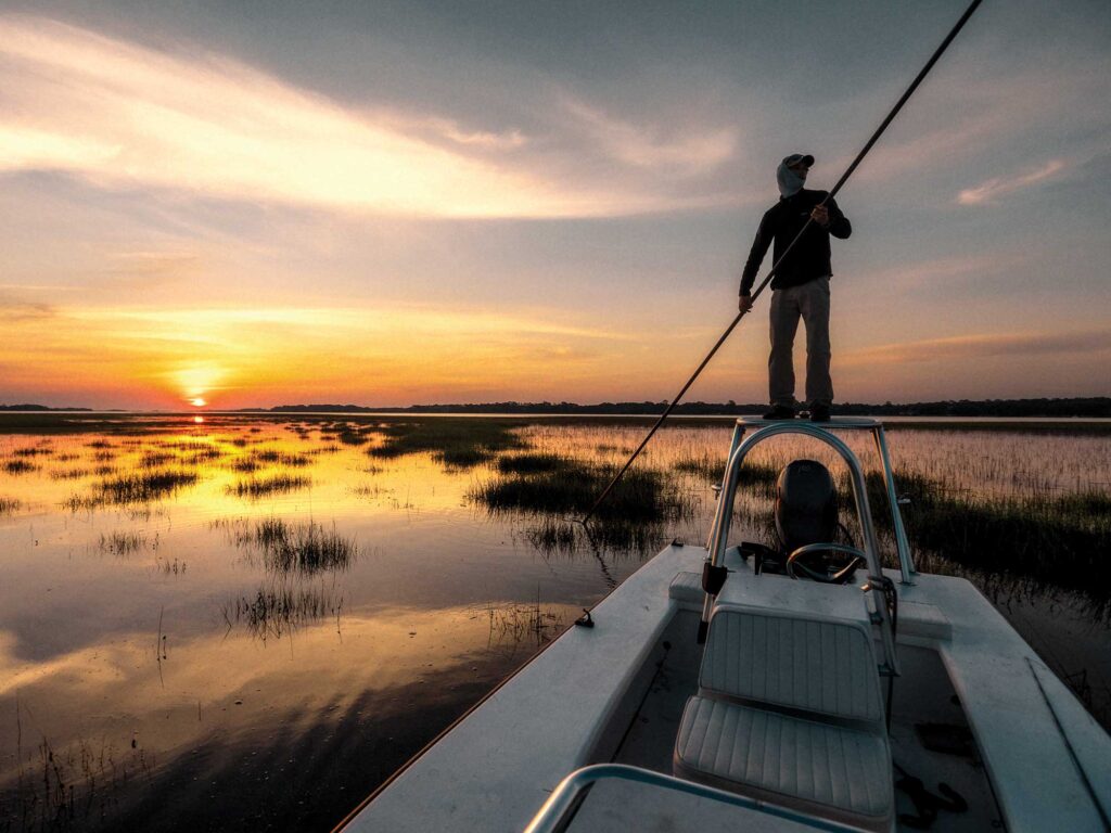 Poling for redfish