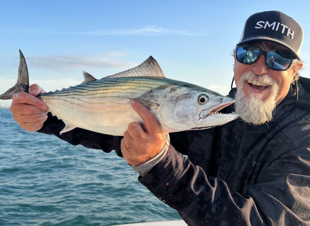 Angler with Atlantic bonito