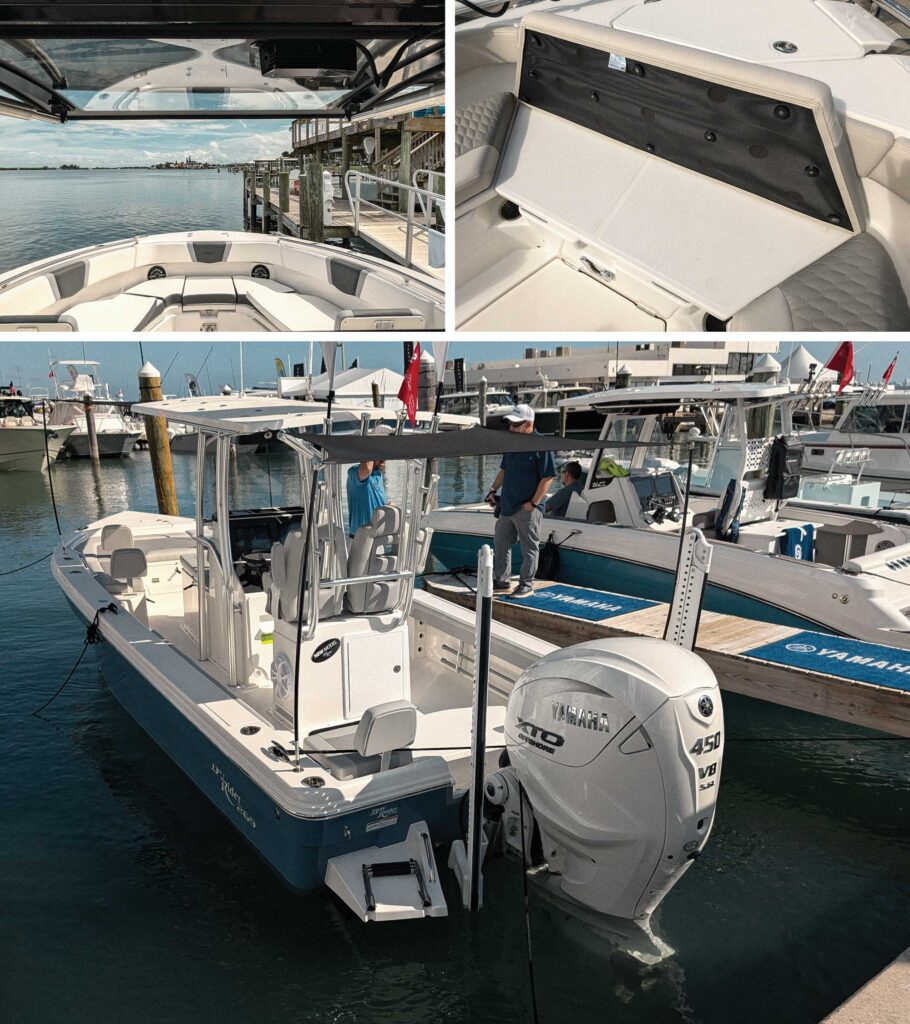 Great fishing boat features