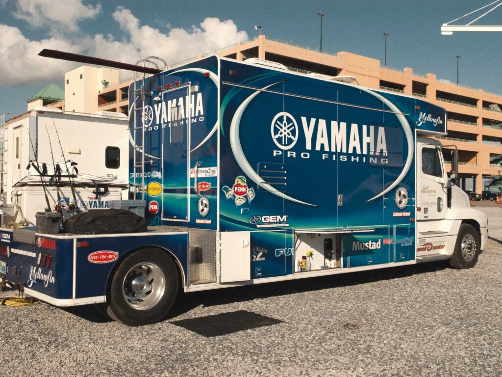 Hauler with Yamaha graphics