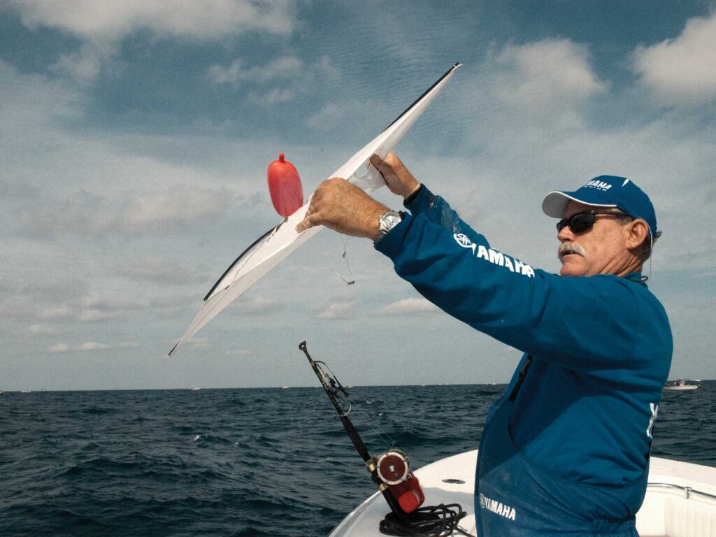 Kite fishing for king mackerel