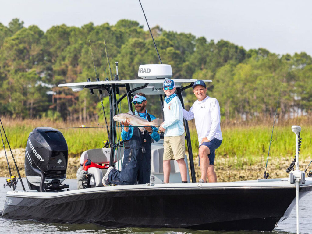 BlackJack 256 Bay out redfishing