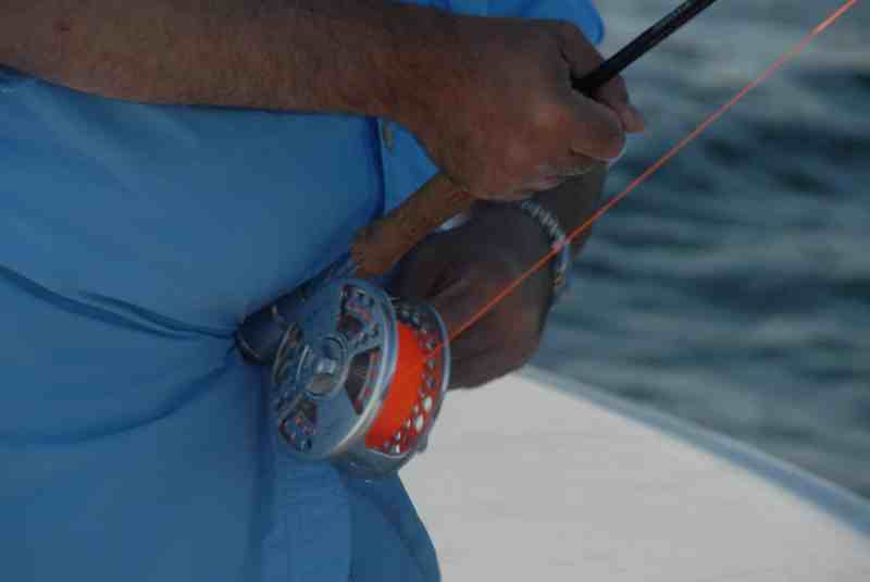 9-weight fly fishing outfit