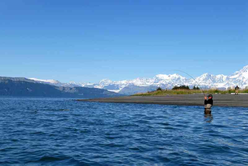 Amazing scenery when fishing for coho