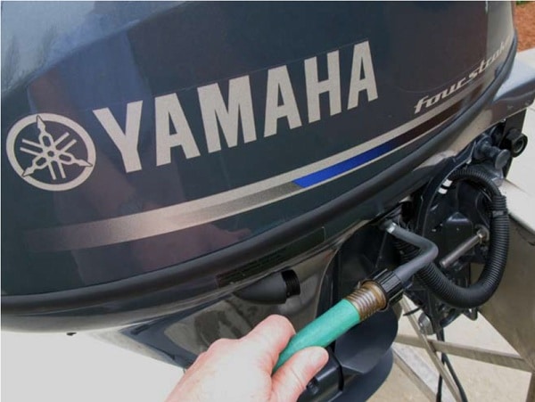A Fresh Flush outboard motor