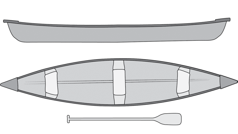 canoe fishing boat