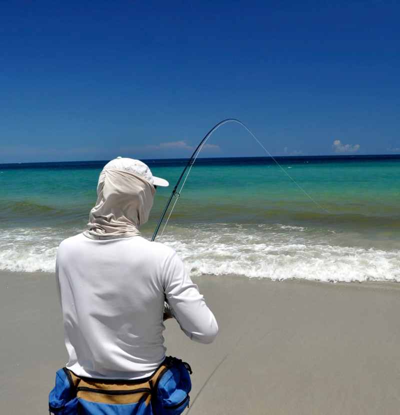 Don't be too concerned about fly retrieval rate. Pompano are fast and like to chase food down.