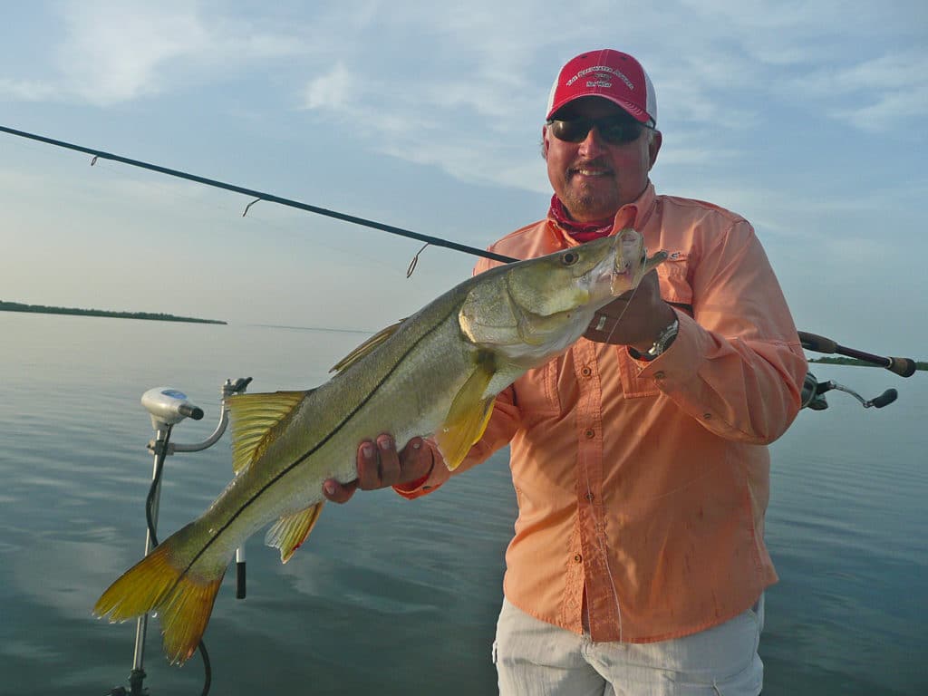Don't let winter low tides keep you from scoring big snook.