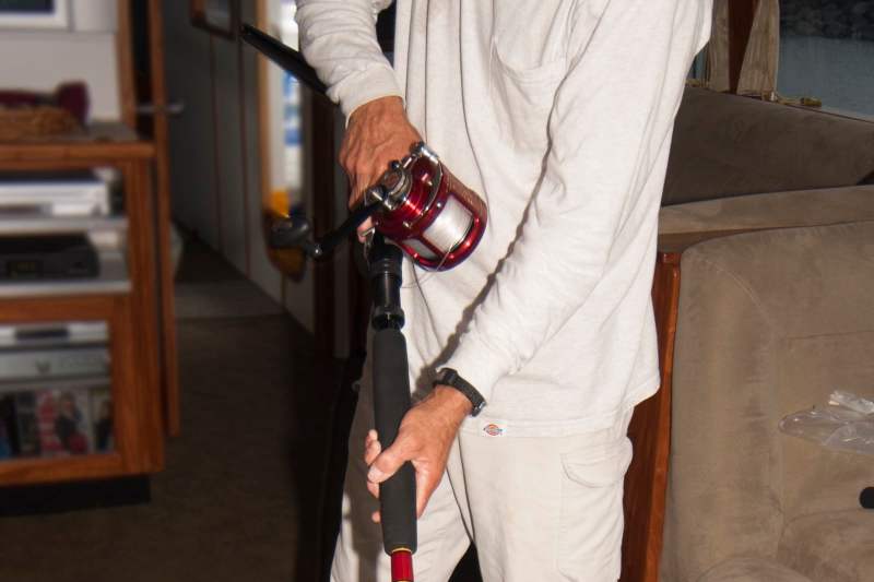 fishing rod and reel