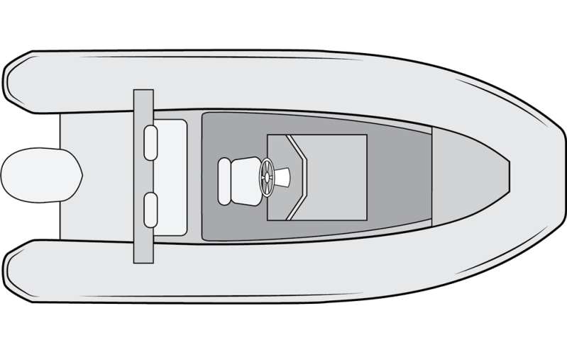RIB fishing boat