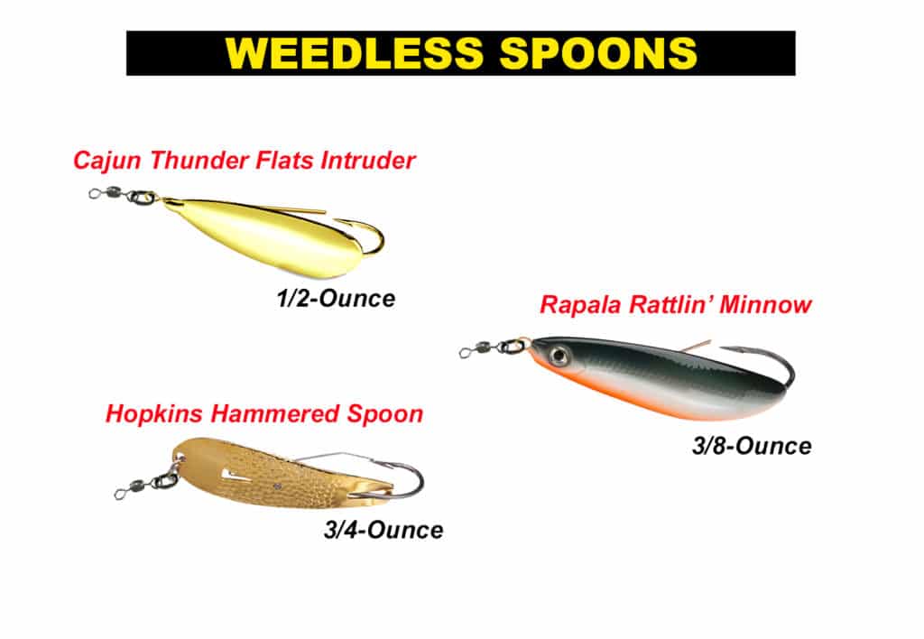 Weedless spoons should be part of every redfish angler's arsenal.
