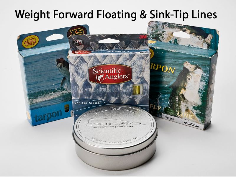 A full floating, opaque line (stay away from bright colors) is the workhorse when sight fishing tarpon. But a growing number of fly anglers are experimenting with clear floating lines, like those made by Monic, Cortland, and others, for additional stealth