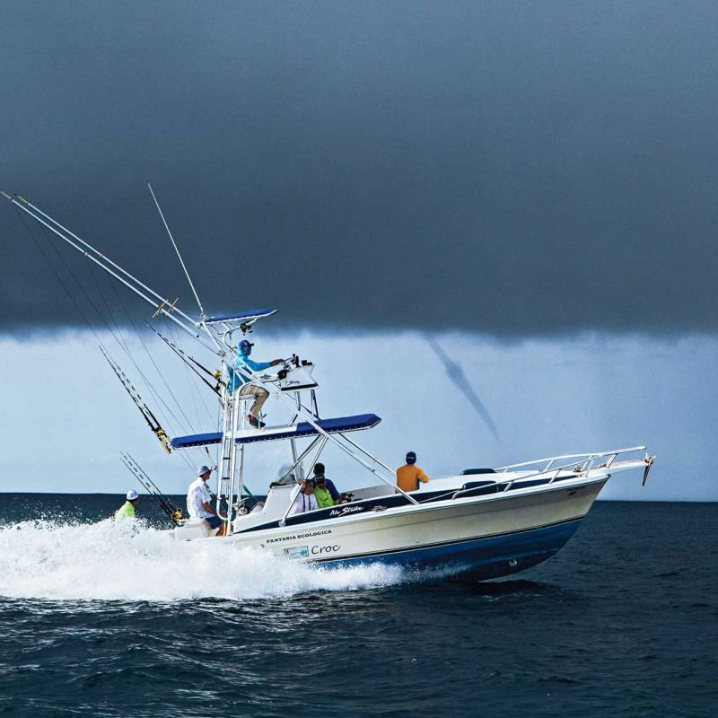 Prudence: Fronts spawn waterspouts. SiriusXM Marine helps you identify fronts and approaching wether systems in order to steer clear of danger.