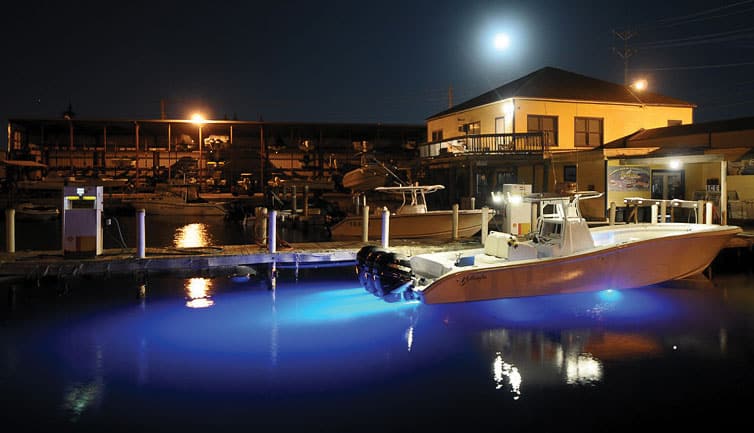 Sport-Fishing Electronics, Using Underwater Lights on Boats | Salt Water Sportsman