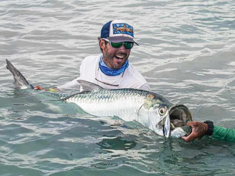 SWS0322-Tarpon-1 Large tarpon caught in the Keys