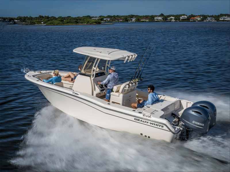 SWS0322-fisherman-257-grady-white-25-foot-center-console-port-running Grady-White fishing boat