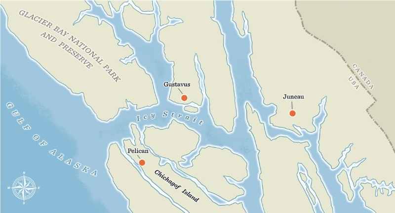 Alaska fishing map
