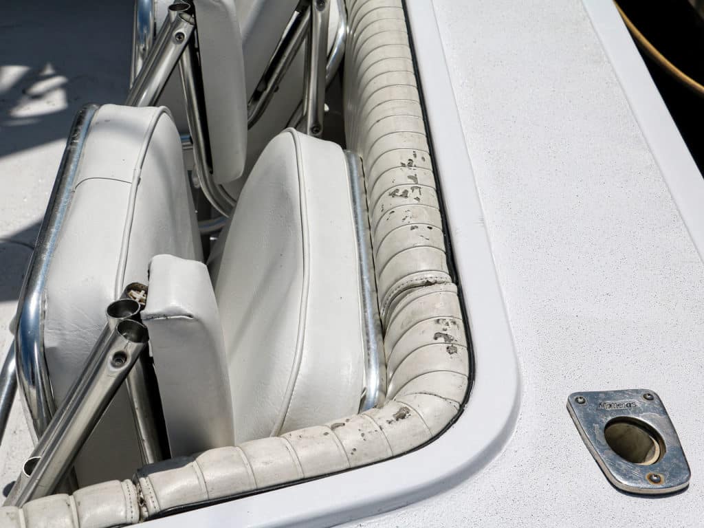 Boat seats that need repairing