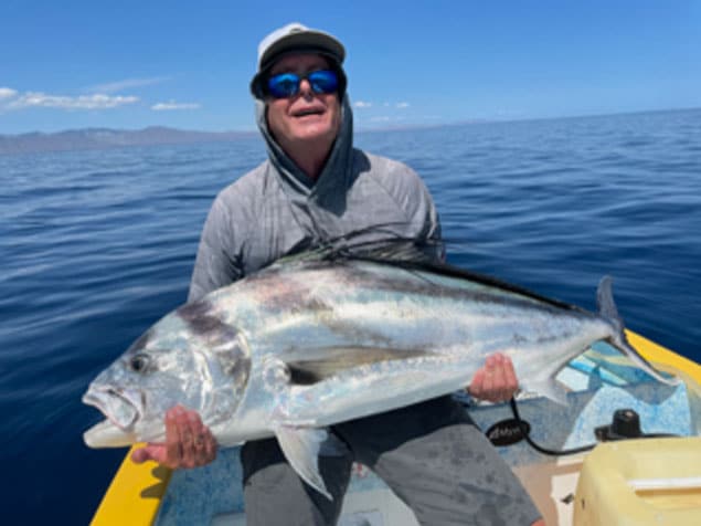 Richard H. Rygg fly-fishing roosterfish record