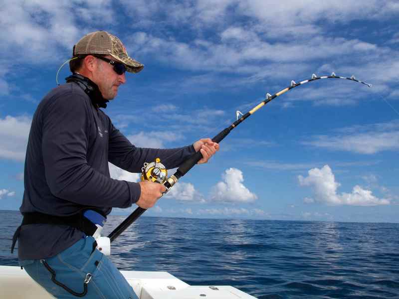 fighting-fish-drag-setting fighting a marlin