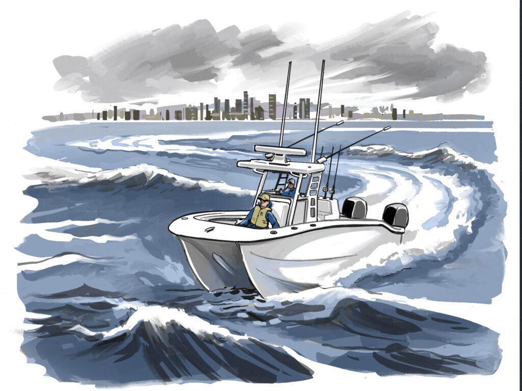 Catamaran illustration