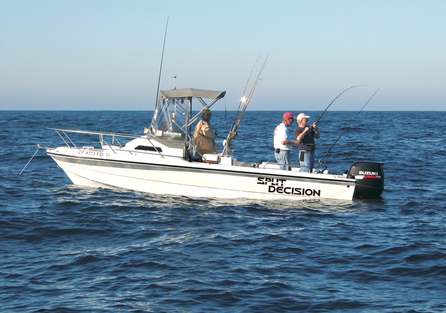 fishing boat at anchor