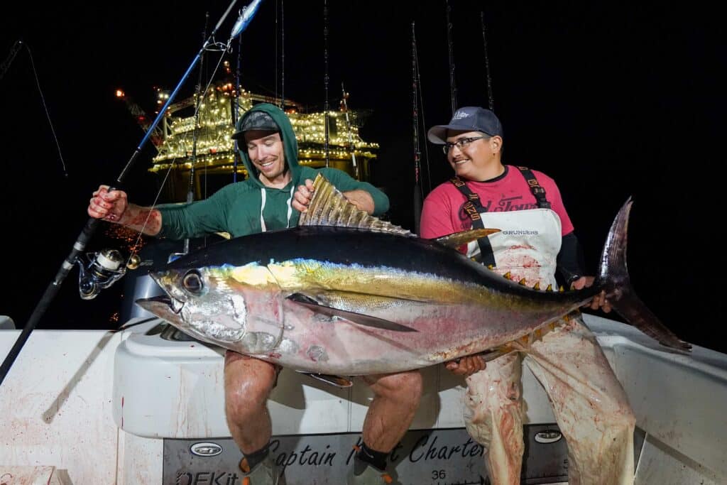 Ryan Morie with Bigeye Tuna