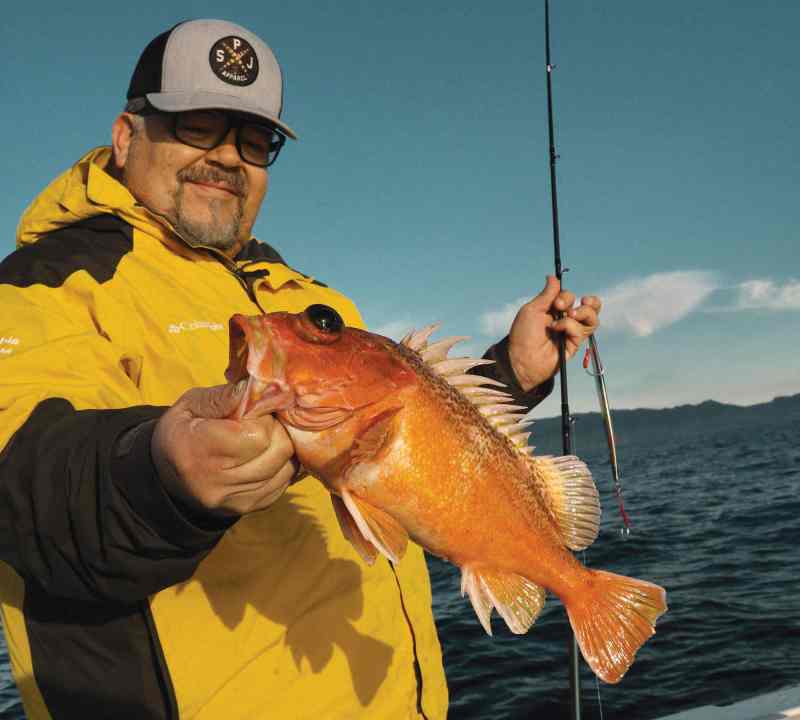 SWS323-California-Rockfish-3 Green-spotted rockfish caught in deep water