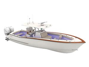 Highground Boatworks 32CC rendering