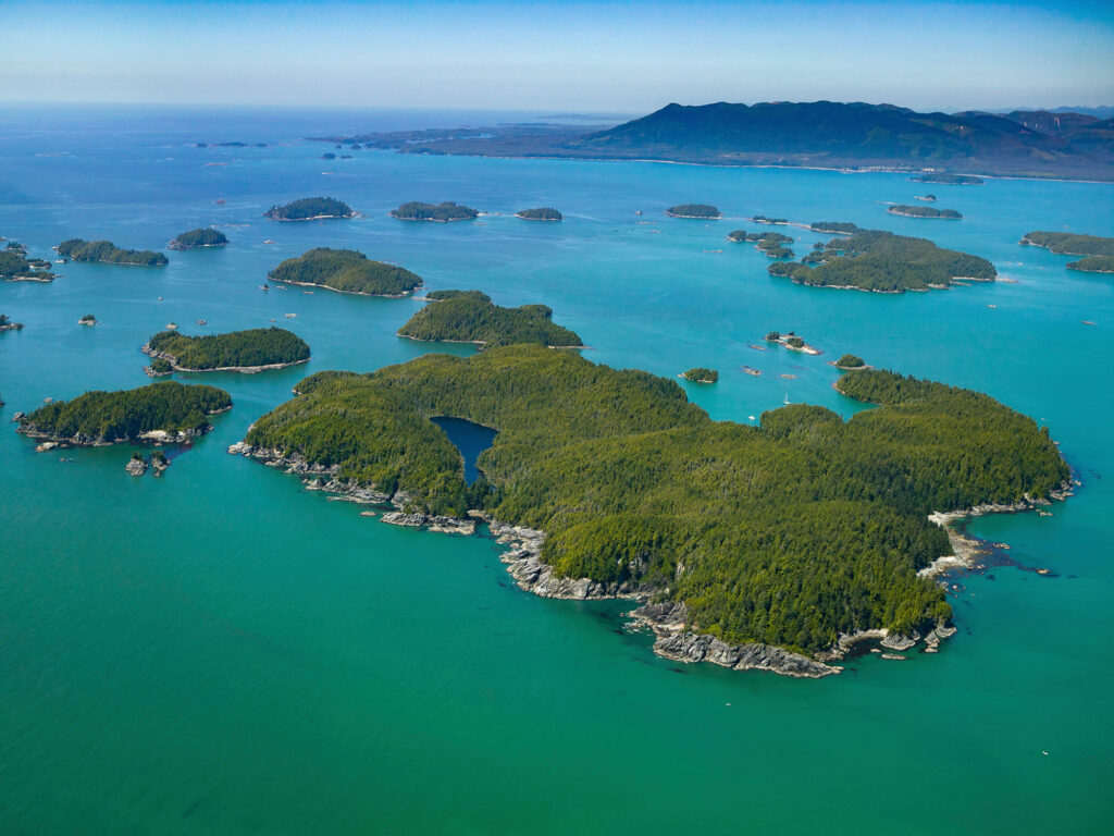 The Broken Islands near Vancouver Island