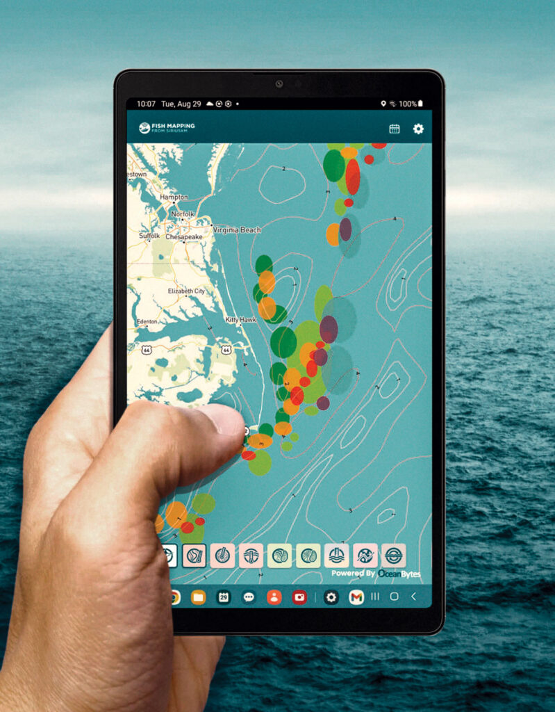 SiriusXM Fish Mapping App for Mobile Devices