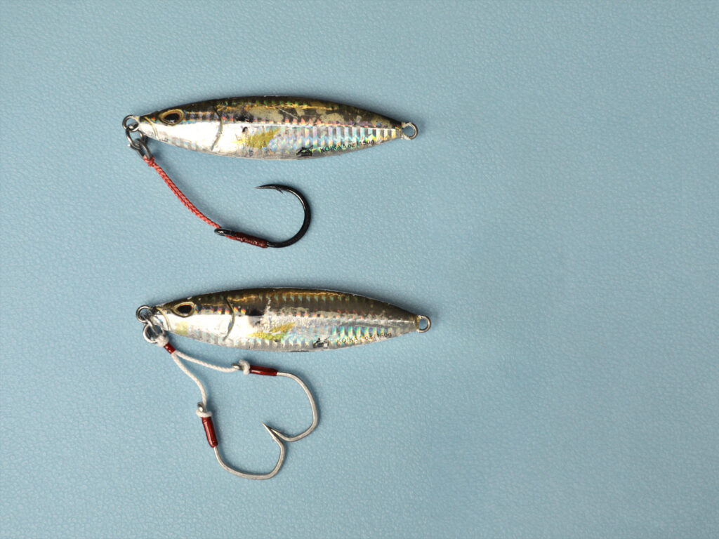Jig with hooks swapped