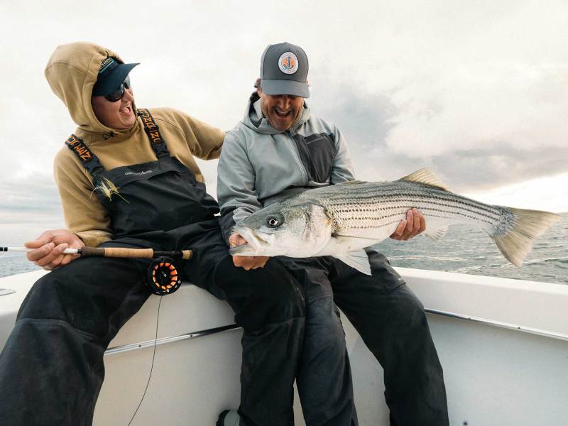 Striped bass caught off Montauk