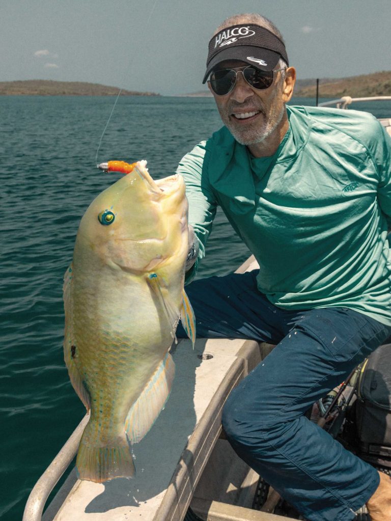 Blackspot tuskfish caught in Kuri