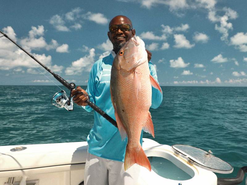 SWS924-TT-Ballyhoo-1 Mutton snapper caught on ballyhoo plug