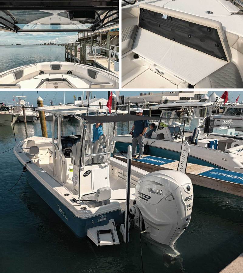 Great fishing boat features