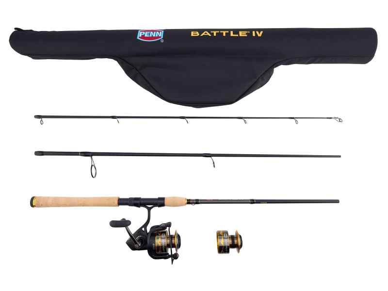 PENN Battle IV Travel Spinning Combo