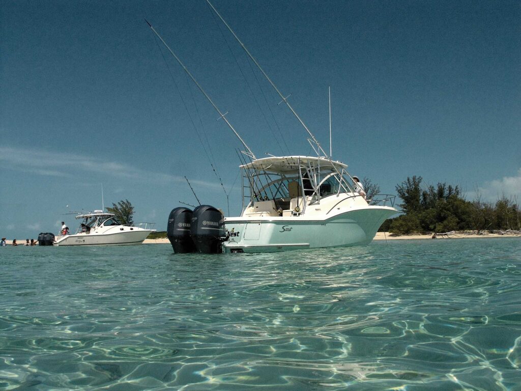 Boats traveling to foreign destination