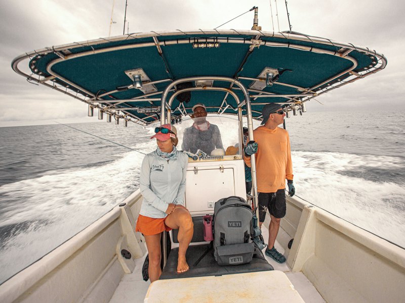 Anglers heading out to fish
