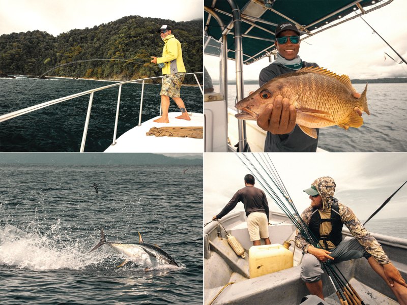Catching tuna and snapper in Colombia