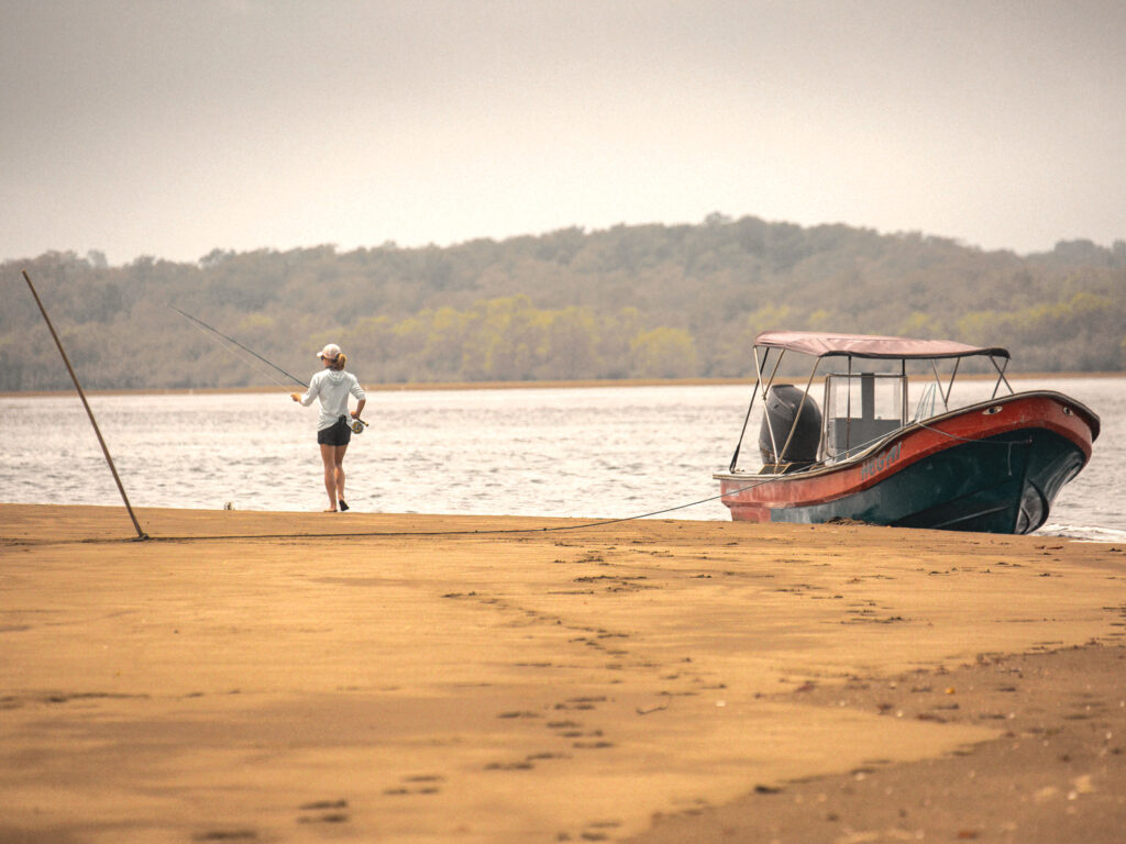 Lagoon near the fishing lodge