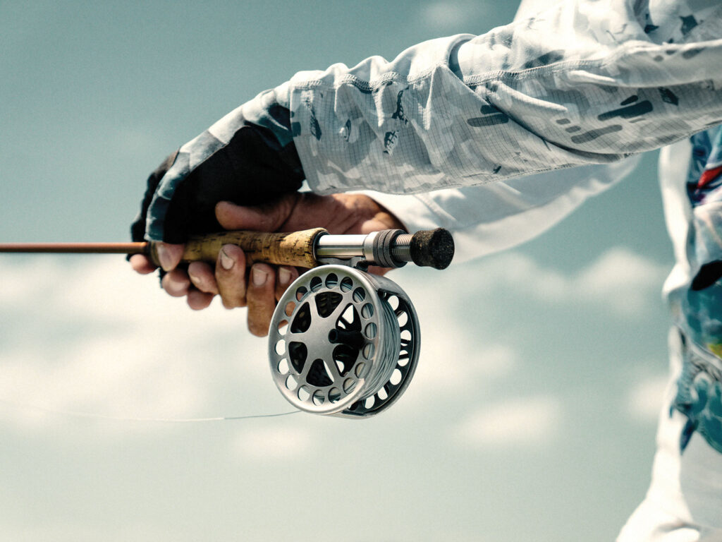 Fly fishing for bonefish