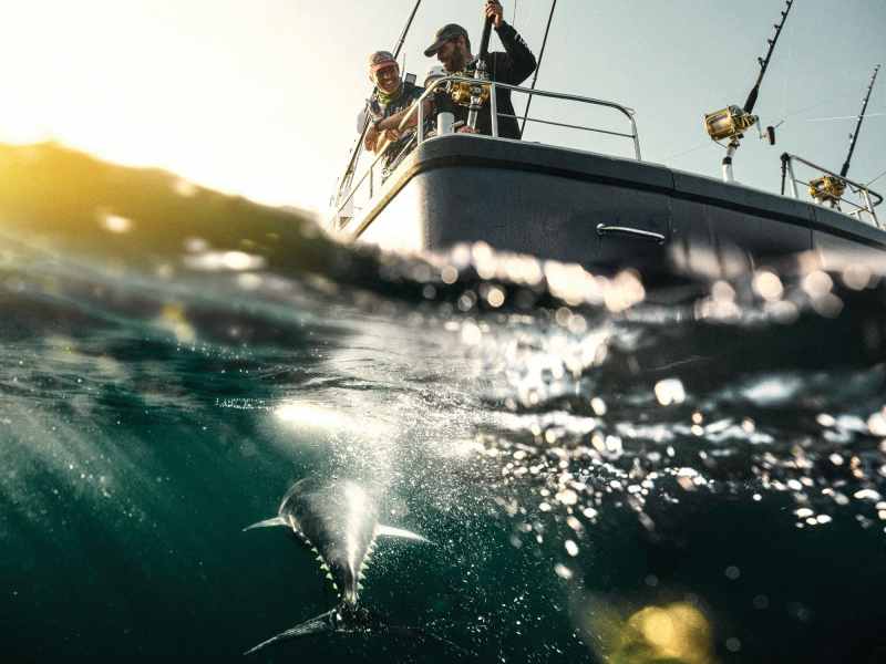 SWS725-Donegal-Bluefin-1 Anglers catching a big bluefin near Donegal