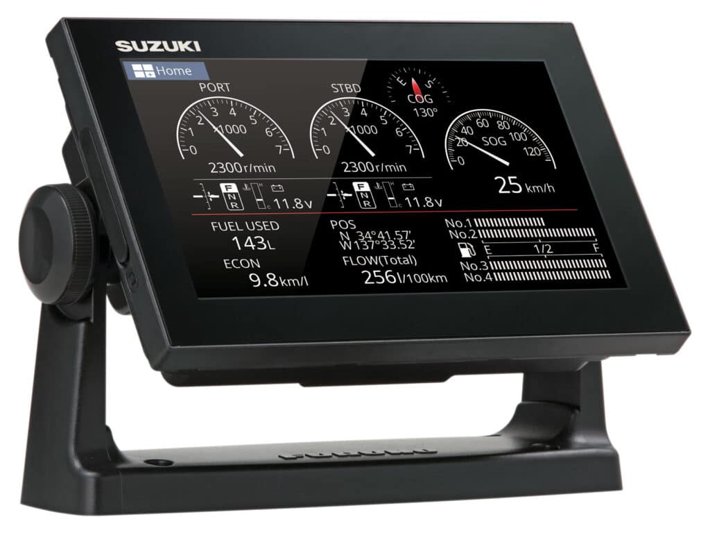 Suzuki SMD7 multifunction engine display