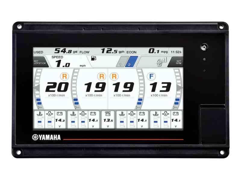 Yamaha CL7 multifunction engine display