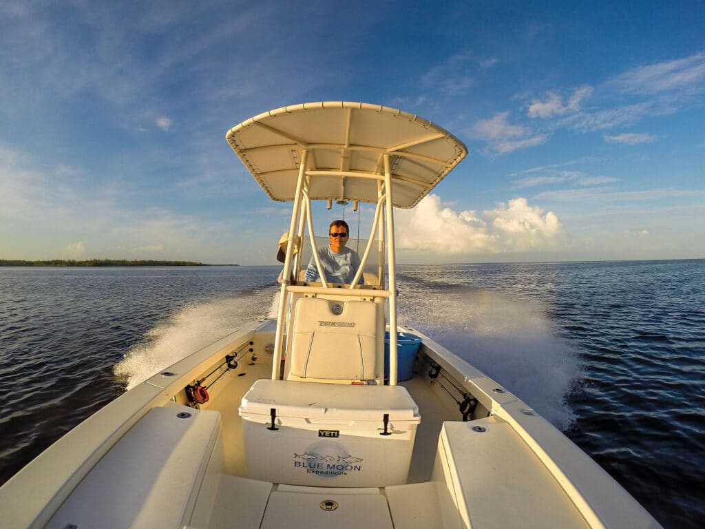 Pathfinder 2300 running out to fish