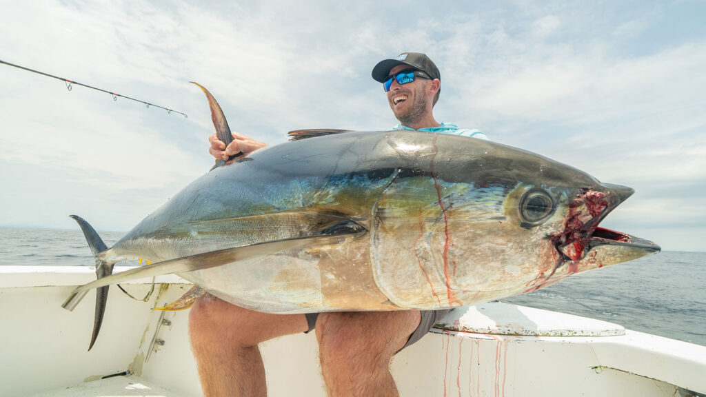 Ryan Morie with large tuna