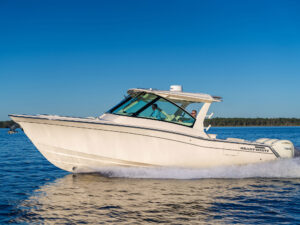 Grady-White Freedom 345 near shore